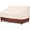 COSFLY Patio Furniture Covers Waterproof for Sofa, Outdoor Loveseat Covers for Lawn Heavy Duty Fits up to 54W x 38D x 35H inches