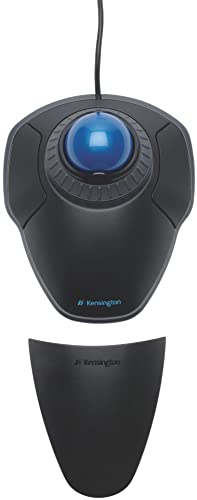 Ratón orbit ergonómico de diseño compacto con anillo de desplazamiento y cable óptico 5