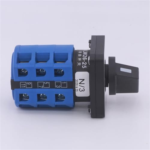 Interruptor de transferencia universal LW26-25 de 380V y 25A para motor de conmutación 2