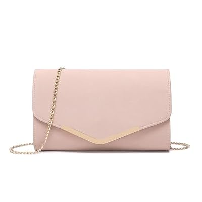 Miss Lulu Pochette Donna Elegante con Design a V e Tracolla a Catena
