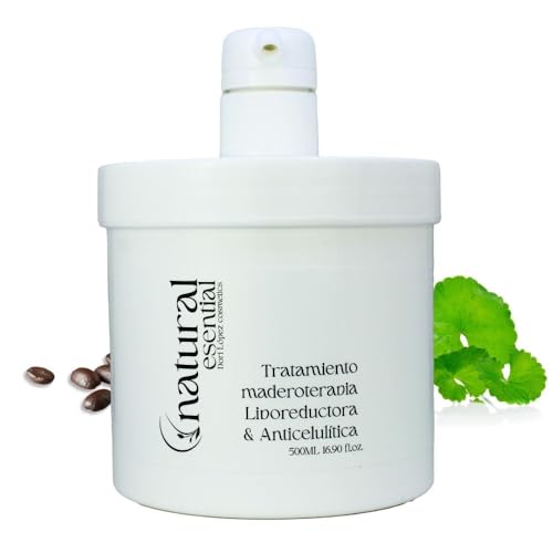 Tratamiento Corporal Maderoterapia Liporeductora y Anticelulítica, Crema Reductora | Tamaño 500ml | Tratamiento Maderoterapia | Propiedades Anticelulíticas, Tonificantes, Hidratantes y Liporeductoras