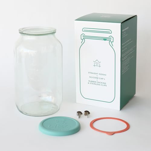 EFbN(Weck) HOMESET STRAIGHT 3250ml VRLbv L AeB[NO[ Zbg WE-S229