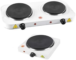 STOREX Electric Hot Plate Single Portable Kitchen Table Top Cooker Hob Hot Plates Stove 1500W White New (Single Hot Plate)