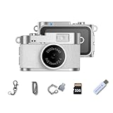 LKT Mini Keychain Camera, 2K Digital Tiny Camera with 32GB Card, Cool Gadgets Video Recorder Collectible Gift for Travel, Party and Vlog