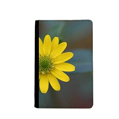 Portefeuille de voyage anti-perte avec porte-cartes à fleurs jaunes