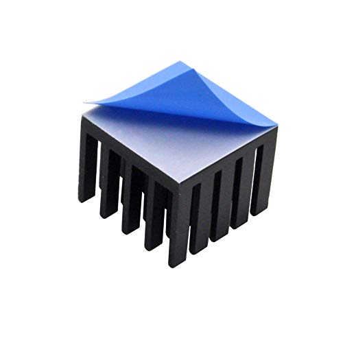 Disipador térmico de aluminio con cinta conductora para refrigeración de chips IC y componentes MOS 5