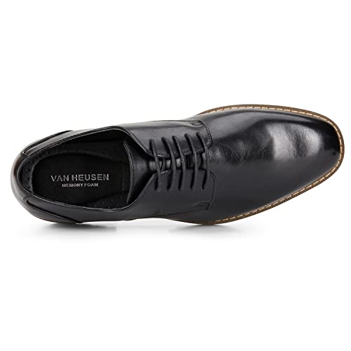 Van Heusen Men's Garrett Oxford, Black, 10 #TOP2