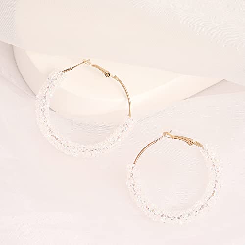 Image of SOHI Hoop Earring For Women and girls, Indo-western Earrings, Fashion Accessories, jewellery for women, Fancy earrings, artificial earrings for ladies