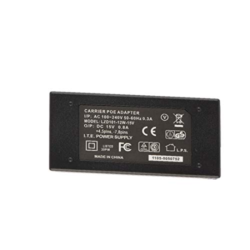Inyector Poe Switch 15V 0.8A 2 Puertos Adaptador Power Over Ethernet miniatura 3