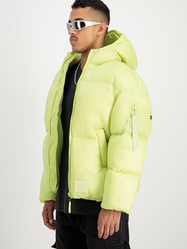 Veste Bomber Alpha Industries Cloud Puffer couleur Arctic Lime originale