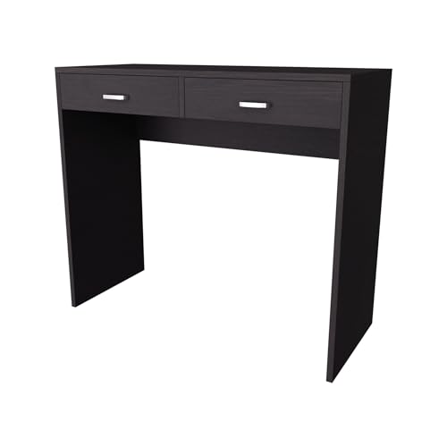 Image of VIKI Engineered Wood Computer Table, Study Table, Desks with 2 Drawers for Adults /Students, Office Home | TEZU | Wenge, 80W x 75H x 40D | 1 Year Warranty