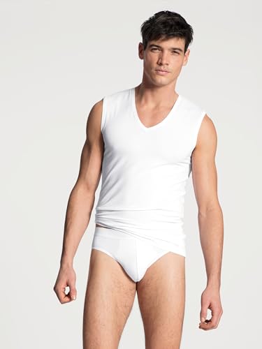 Men's Cotton Code Mini Brief, 22090, White, M4