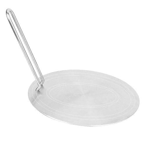 Edelstahl-Wärmeverteiler Elektroherdplatte Induktionsplatte Schneckendiffusor Induktionsplattenadapter Gas-Elektroherd umrüsten (22 cm)