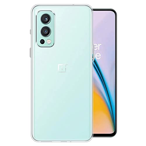 Image of NISHTECH for OnePlus Nord 2 5G Premium Transparent Hybrid Soft Slim Dust Proof Silicone Back Case Cover with Camera Protection