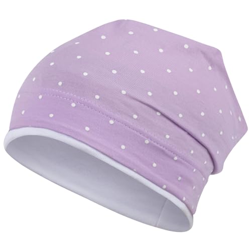 Bonnet fille pour le printemps et l'automne en coton doux à motifs imprimés