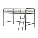 DHP Jett Junior Twin Metal Loft Bed, Black