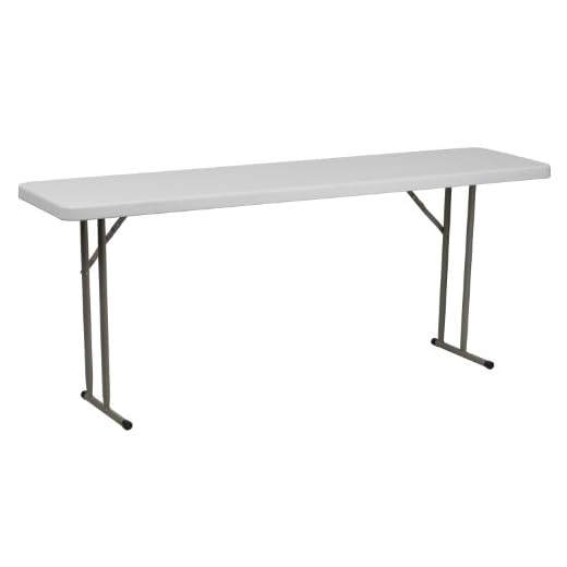 5 Pack 6-Foot Folding Training Tables