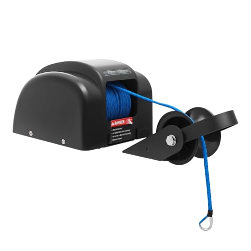 Winche eléctrico para ancla de barco 45 lbs con control remoto