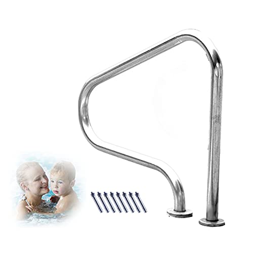Barandilla Antideslizante para Escalera de Piscina Acero Inoxidable miniatura 1