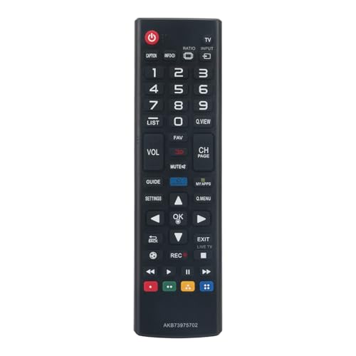 AKB73975702 Replaced Remote fit for LG TV 55EA9800 55EA9850 55LA6200 55LA7100 55LA9650 55LA9700 84LA9800 AKB73715692 42LA6200 47LA6200 50LA6200 55EA8800 55EA9700