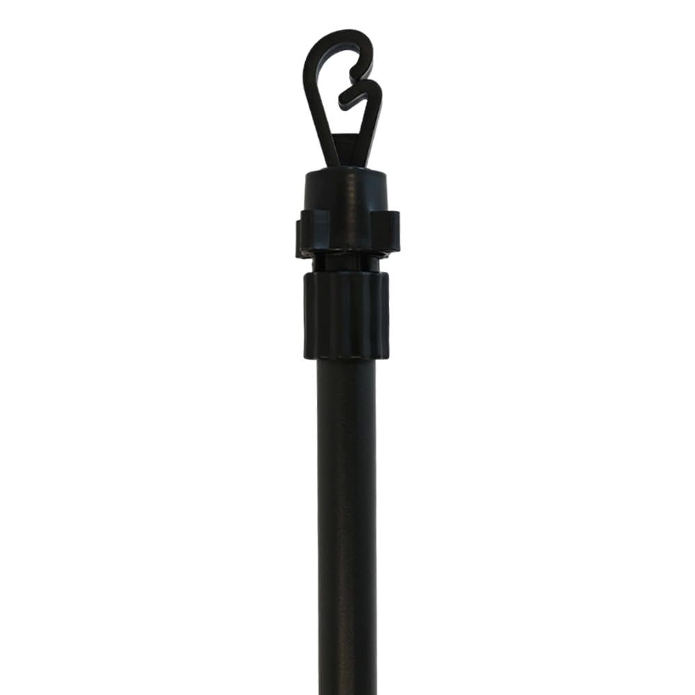 Armo® 2.4M Heavy Duty Metal Washing Line Prop Telescopic Extending 8.5FT Garden Washing Clothes Line Support Pole