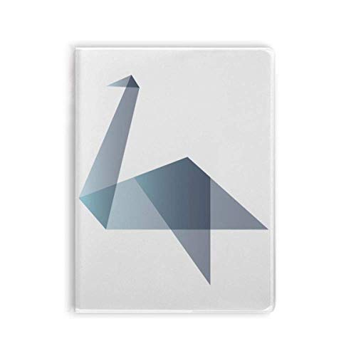 Carnet origami canard abstrait à couverture souple, une idée cadeau originale