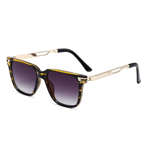 Lunettes de soleil homme monture métal rétro | Finis les éblouissements