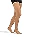 Produktbild TONUS ELAST 23-32 mmHg AG Kompressionsstrümpfe mit Silikonband, mit geschlossener Zeh, Medizinische Klasse II, KKL 2 Stützstrümpfe mit Fußspitze für Damen & Herren (L, 170-182 cm, Beige)