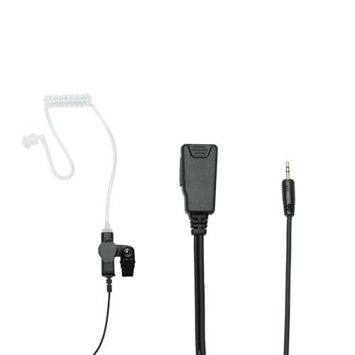 Auriculares con tubo acústico encubierto de 2.5mm y micro PTT de alta claridad en pack de 4 6