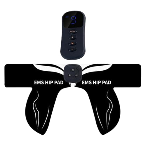 Entrenador de cadera - Estimulador muscular electrónico de 6 modos y 18 niveles | Dispositivo moldeador de glúteos para hombres y mujeres | Parche de trasero inteligente recargable para fitness