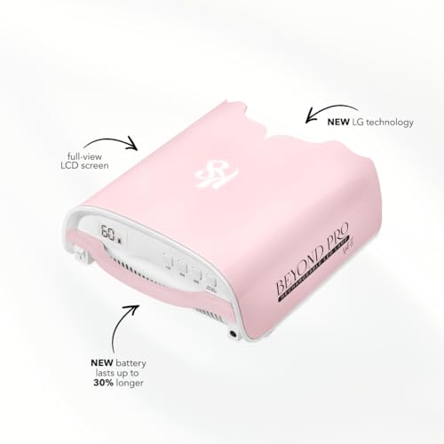 Lampe LED manucure Kiara Sky Beyond Pro Vol II Rose rechargeable sans fil