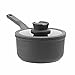 BergHOFF Leo Stone - odlew aluminiowy rondel nieprzywierający z pokrywką - czarny - 18 cm