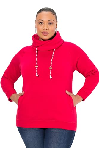 T-Shirt Grandes Tailles Femme Ulla Popken Col V Coupe Droite Décontractée