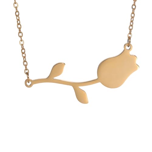 Cadeaux d'anniversaire mignons : collier fleurs lis pour la Saint-Valentin d'une fille