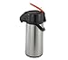 Winco AP-835DC 3-L Decaf Vacuum Server W/ Glass Liner & Lever-Top, Stainless Steel Body -