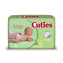 FQCR2001 - First Quality Prevail Cuties Baby Diapers Size 2, 12 - 18 lbs.