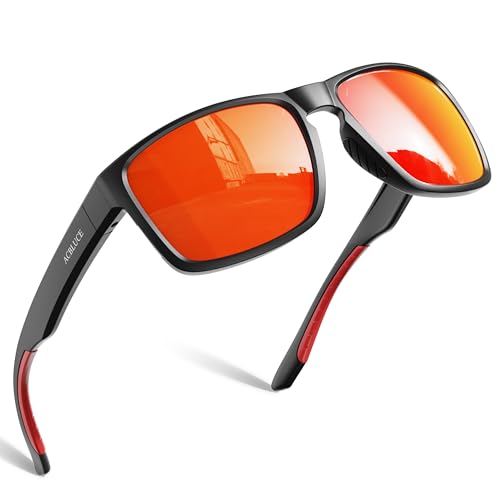 Polarized Sport Sunglasses for Men Women, Ideal for Driving Fishing Baseball and Running, TR90 Unbreakable Frame
