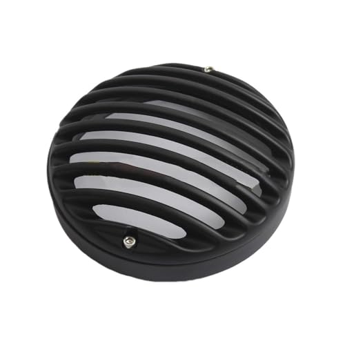 Grille phare moto pour balades tout-terrain et voyages en custom bobber