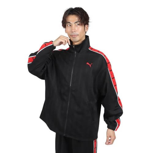 �v�[�} PUMA �V���h�E �X�g���C�v �j�b�g �W���P�b�g �W���[�W�V���c 25SS (527754) 01�v�[�}�u���b�N M�T�C�Y