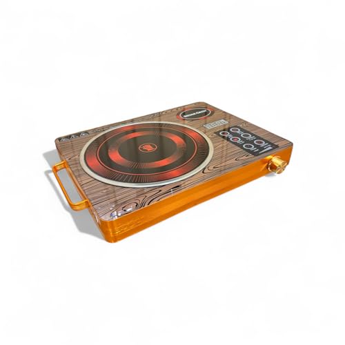 Image of Silvar Grest 3500W Infrared Cooktop, Ceramic Glass, Works with All Cookware, Touch Panel, Heavy-Duty Electric Stove body, Fast cooking, Temperature Control | High Energy Efficient | 1 Year warranty