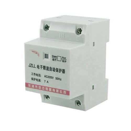 Disjoncteur électronique bipolaire contre surcharge AC 220V 7A rail DIN 35mm