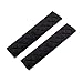 Risunpet 2 Pack Universal Gurtpolster Auto,Mehrere Farb Sicherheitsgurt Schulterpolster,Samtoberfläche Abnehmbar Waschbar Polsterung für Sitzgurt im Auto für Kinder und Erwachsene (Schwarz)