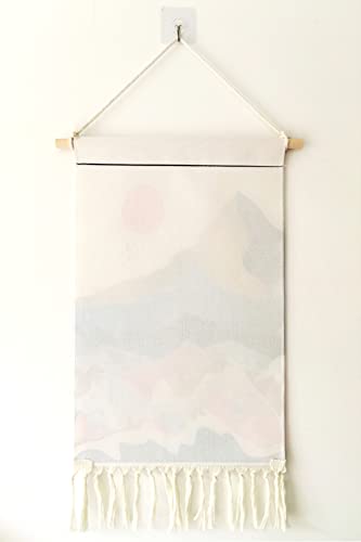 Printed Wall Tapestry Hanging Art, 14X24" Cotton Printed Boho Chic Bohemian Morocco Landscape Scenery Tapestries Poster Decor Gift For Apartment Dorm Kids Livingroom Bedroom Door Entrance -Landscape A #TOP4