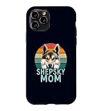 Ya en manzanajugosa.com: Carcasa para iPhone 11 Pro Shepsky Dog Heartbeat ECG Funny Dogs Dueño y Fans