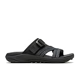 MERRELL District 4 Post, Sandalia Mujer, Negro, 42 EU