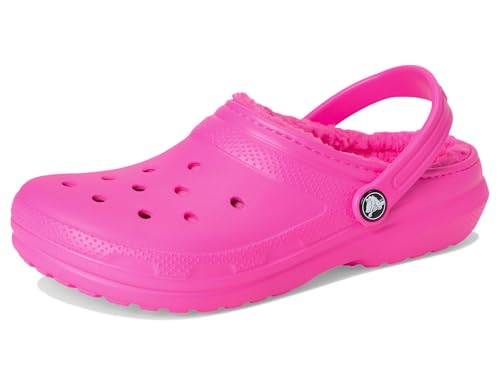 Crocs Unisex Kids Clog, Classic Lined Clog K, Pink Crush, 39 EU