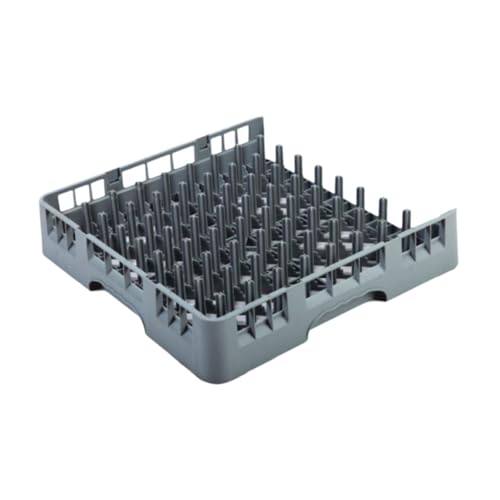 Rack à plaques lave-vaisselle avec ouverture optimisant l'espace et la circulation de l'eau