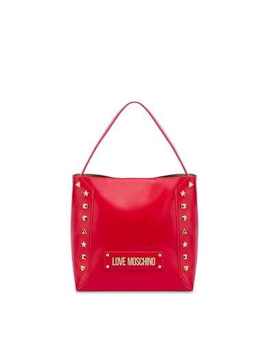 BORSA PU ROSSO+BORCHIE Love Moschino BORSA PU ROSSO+BORCHIE