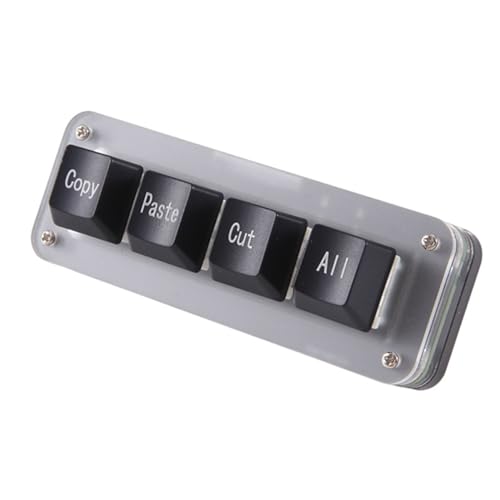 Teclado Mecánico Mini 4-Key USB-C Negro miniatura 6