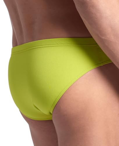 Image of Arena Men's Team Solid Swim Brief MaxLife Athletic Swimwear Professional Swimsuit Bathing Suit